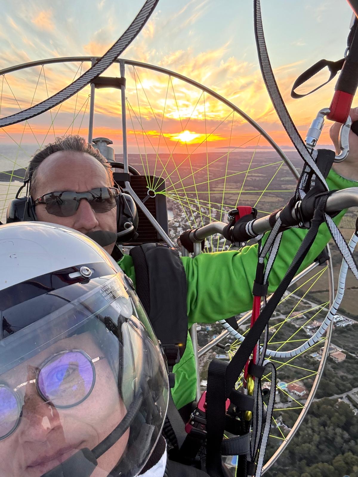 baptême de l'air paramoteur