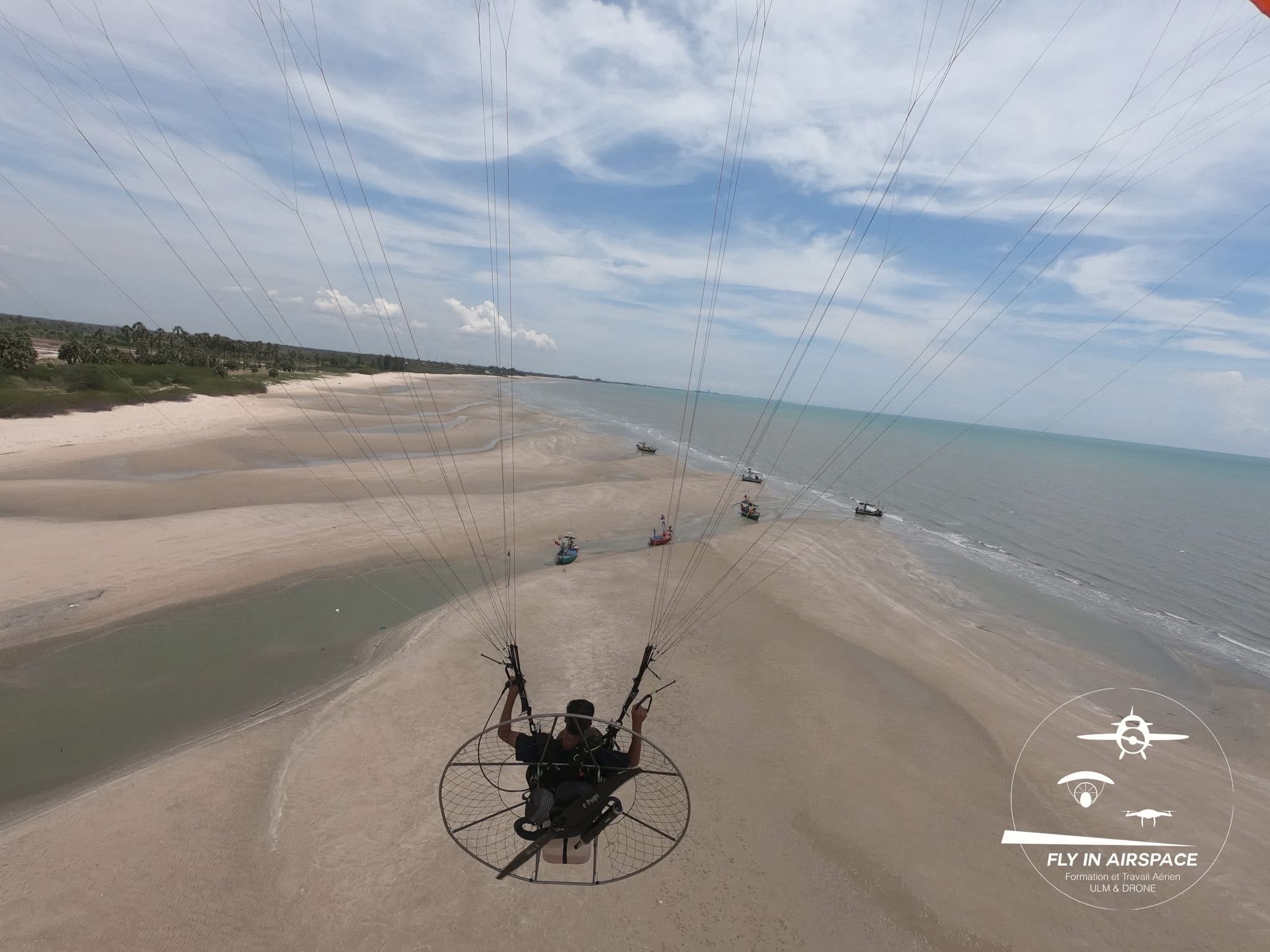 plage thaïlande paramoteur
