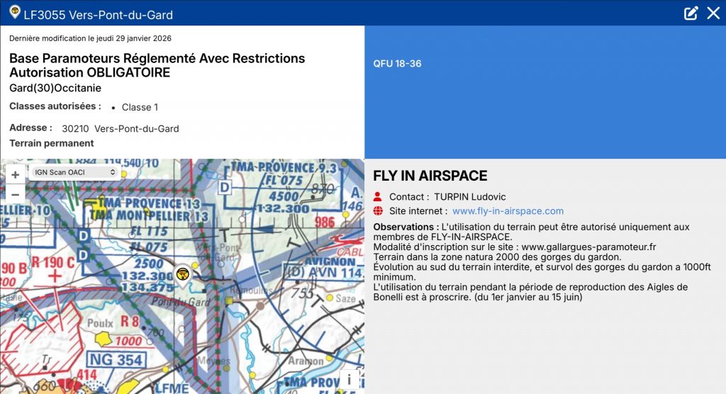 base paramoteur du gard